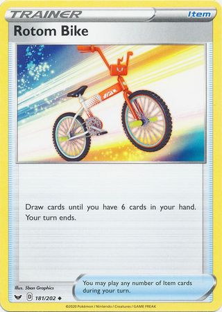 Sword &amp; Shield - 181/202 - Rotom Bike