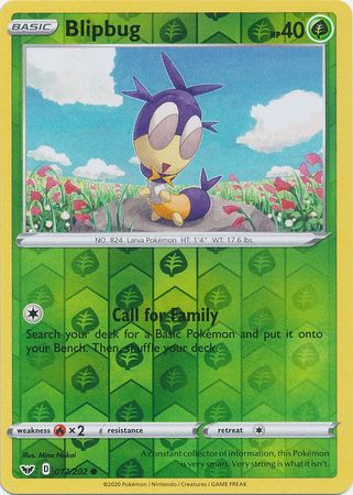 Sword &amp; Shield - 017/202 - Blipbug - Reverse Holo