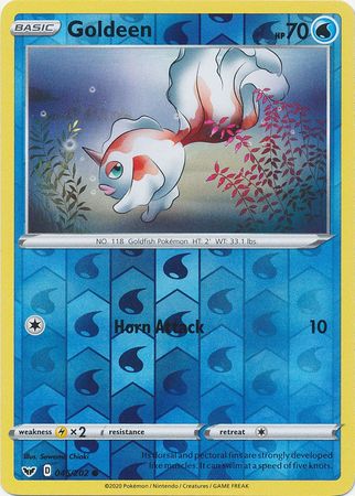 Sword &amp; Shield - 045/202 - Goldeen - Reverse Holo