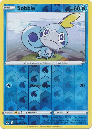 Sword &amp; Shield - 054/202 - Sobble - Reverse Holo