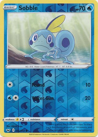 Sword &amp; Shield - 055/202 - Sobble - Reverse Holo