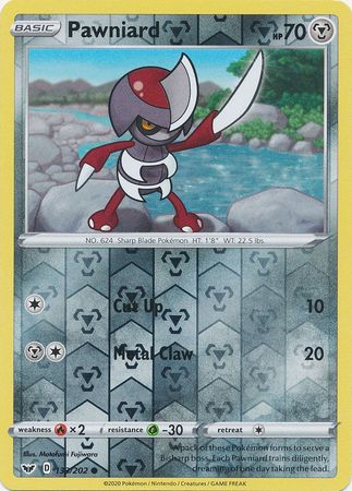 Sword &amp; Shield - 133/202 - Pawniard - Reverse Holo