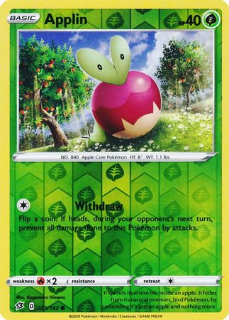 Rebel Clash - 021/192 - Applin - Reverse Holo