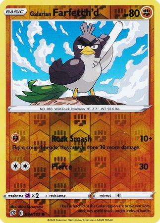 Rebel Clash - 094/192 - Galarian Farfetch'd - Reverse Holo