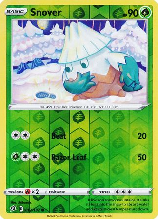 Rebel Clash - 012/192 - Snover - Reverse Holo