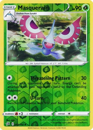 Rebel Clash - 011/192 - Masquerain - Reverse Holo