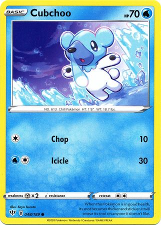 Darkness Ablaze - 048/189 - Cubchoo
