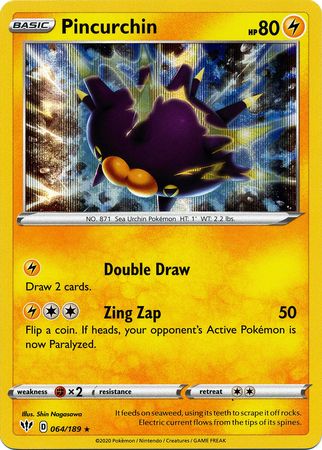 Darkness Ablaze - 064/189 - Pincurchin - Holo