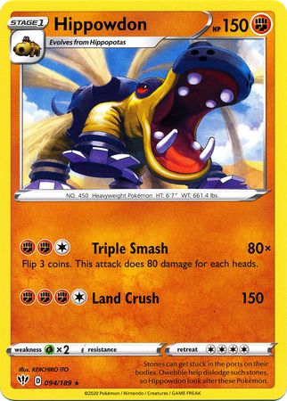 Darkness Ablaze - 094/189 - Hippowdon