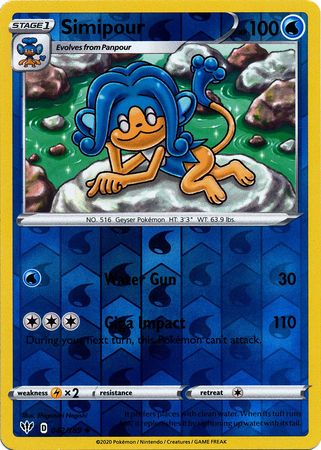 Darkness Ablaze - 042/189 - Simipour - Reverse Holo