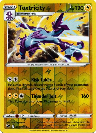 Darkness Ablaze - 063/189 - Toxtricity - Reverse Holo