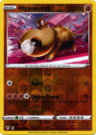 Darkness Ablaze - 093/189 - Hippopotas - Reverse Holo