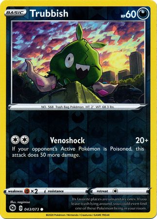 Champion's Path - 043/073 - Trubbish - Reverse Holo
