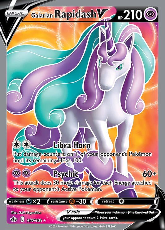 Chilling Reign - 167/198 - Galarian Rapidash V