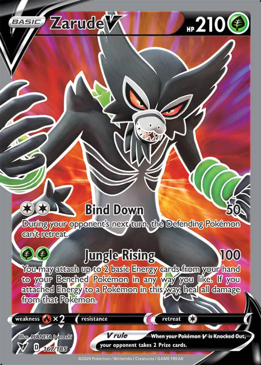 Vivid Voltage - 167/185 - Zarude V