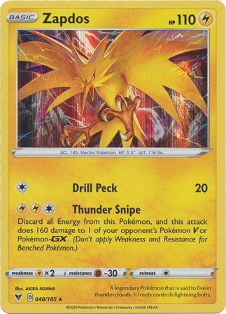 Vivid Voltage - 048/185 - Zapdos - Holo