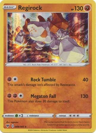 Vivid Voltage - 089/185 - Regirock - Holo