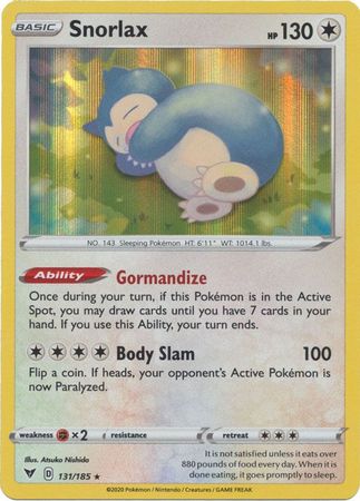 Vivid Voltage - 131/185 - Snorlax - Holo