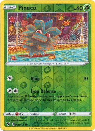 Vivid Voltage - 008/185 - Pineco - Reverse Holo