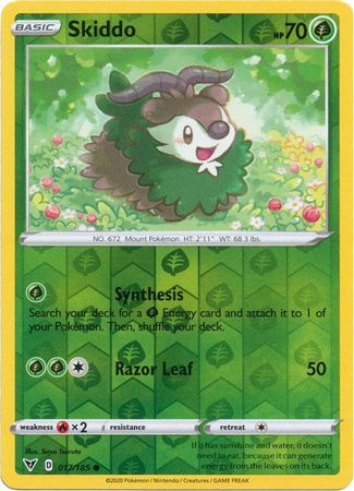 Vivid Voltage - 017/185 - Skiddo - Reverse Holo