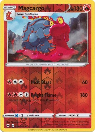 Vivid Voltage - 028/185 - Magcargo - Reverse Holo