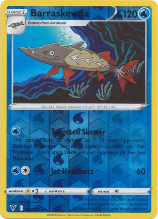 Vivid Voltage - 042/185 - Barraskewda - Reverse Holo