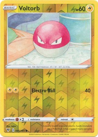 Vivid Voltage - 045/185 - Voltorb - Reverse Holo