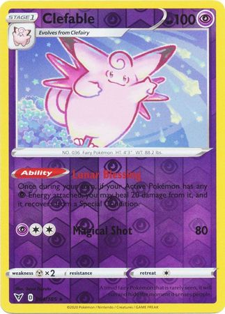Vivid Voltage - 064/185 - Clefable - Reverse Holo