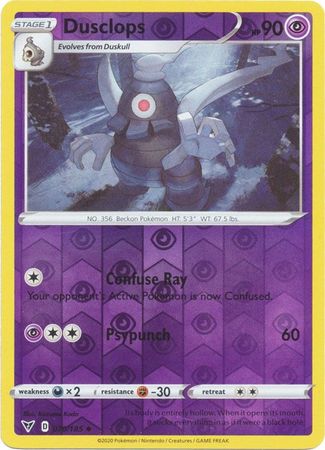 Vivid Voltage - 070/185 - Dusclops - Reverse Holo