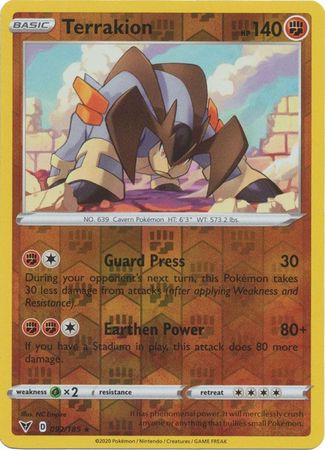 Vivid Voltage - 092/185 - Terrakion - Reverse Holo