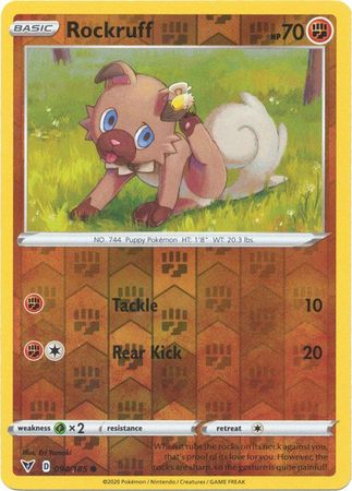 Vivid Voltage - 094/185 - Rockruff - Reverse Holo