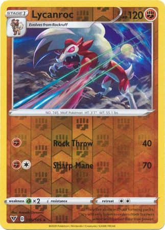 Vivid Voltage - 095/185 - Lycanroc - Reverse Holo
