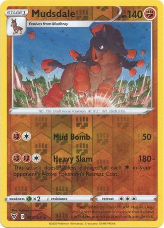 Vivid Voltage - 097/185 - Mudsdale - Reverse Holo