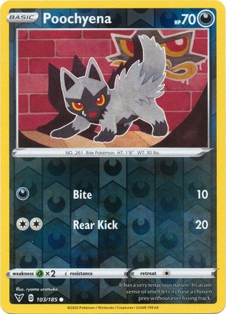 Vivid Voltage - 103/185 - Poochyena - Reverse Holo