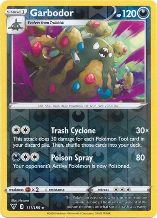 Vivid Voltage - 111/185 - Garbodor - Reverse Holo