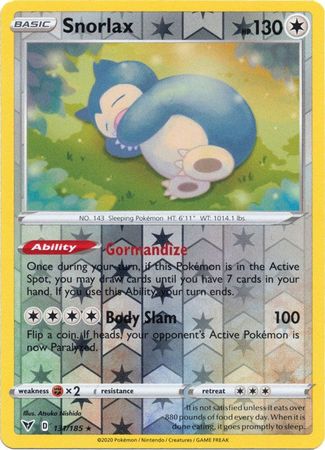 Vivid Voltage - 131/185 - Snorlax - Reverse Holo