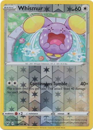 Vivid Voltage - 135/185 - Whismur - Reverse Holo