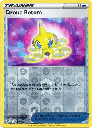 Vivid Voltage - 151/185 - Drone Rotom - Reverse Holo
