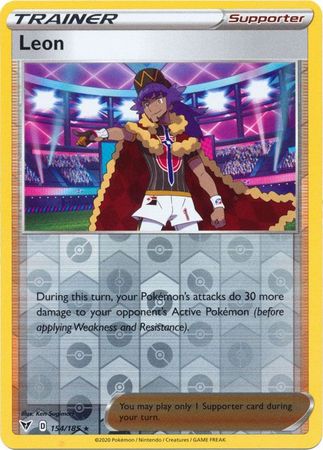 Vivid Voltage - 154/185 - Leon - Reverse Holo