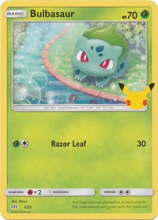 McDonald's 25th Anniversary - 01/25 - Bulbasaur