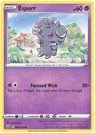 Battle Styles - 060/163 - Espurr