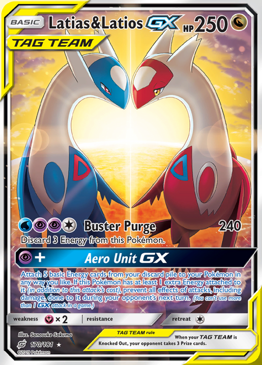 Team Up - 170/181 - Latias &amp; Latios GX (Tag Team)