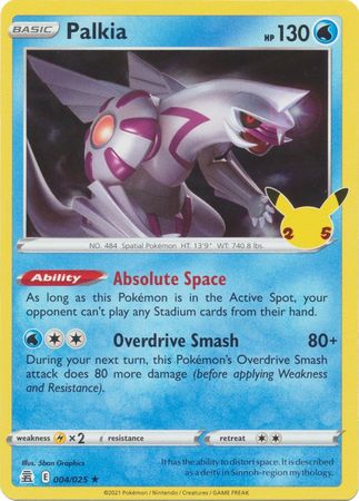 Celebrations - 04/25 - Palkia - Holo