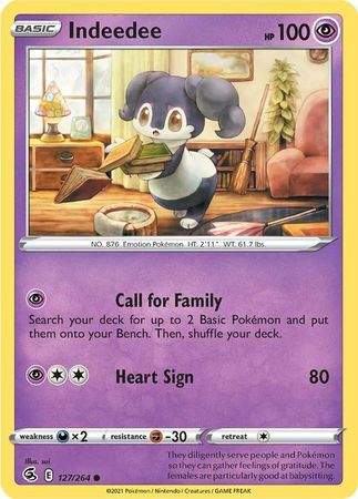 Fusion Strike - 127/264 - Indeedee