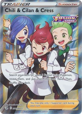 Fusion Strike - 258/264 - Chili &amp; Cilan &amp; Cress