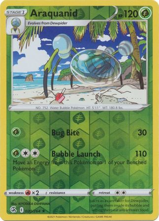 Fusion Strike - 020/264 - Araquanid - Reverse Holo