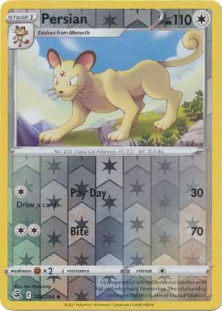 Fusion Strike - 200/264 - Persian - Reverse Holo