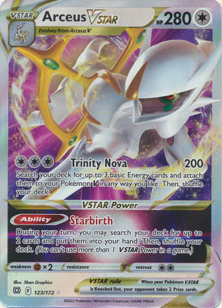 Brilliant Stars - 123/172 - Arceus VSTAR