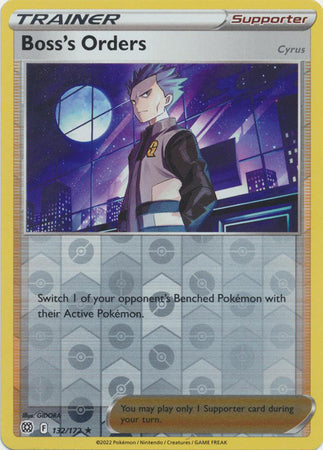 Brilliant Stars - 132/172 - Boss's Orders - Reverse Holo