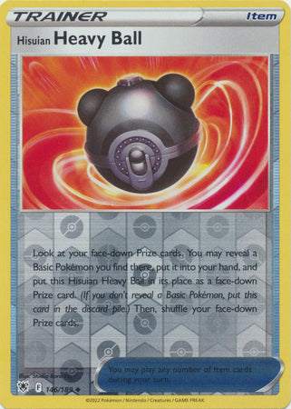 Astral Radiance - 146/189 - Hisuian Heavy Ball - Reverse Holo